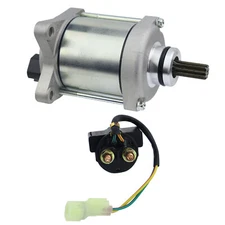 Starter For Honda Recon 250 TRX250TM FourTrax 2008-2020 19642 with Relay