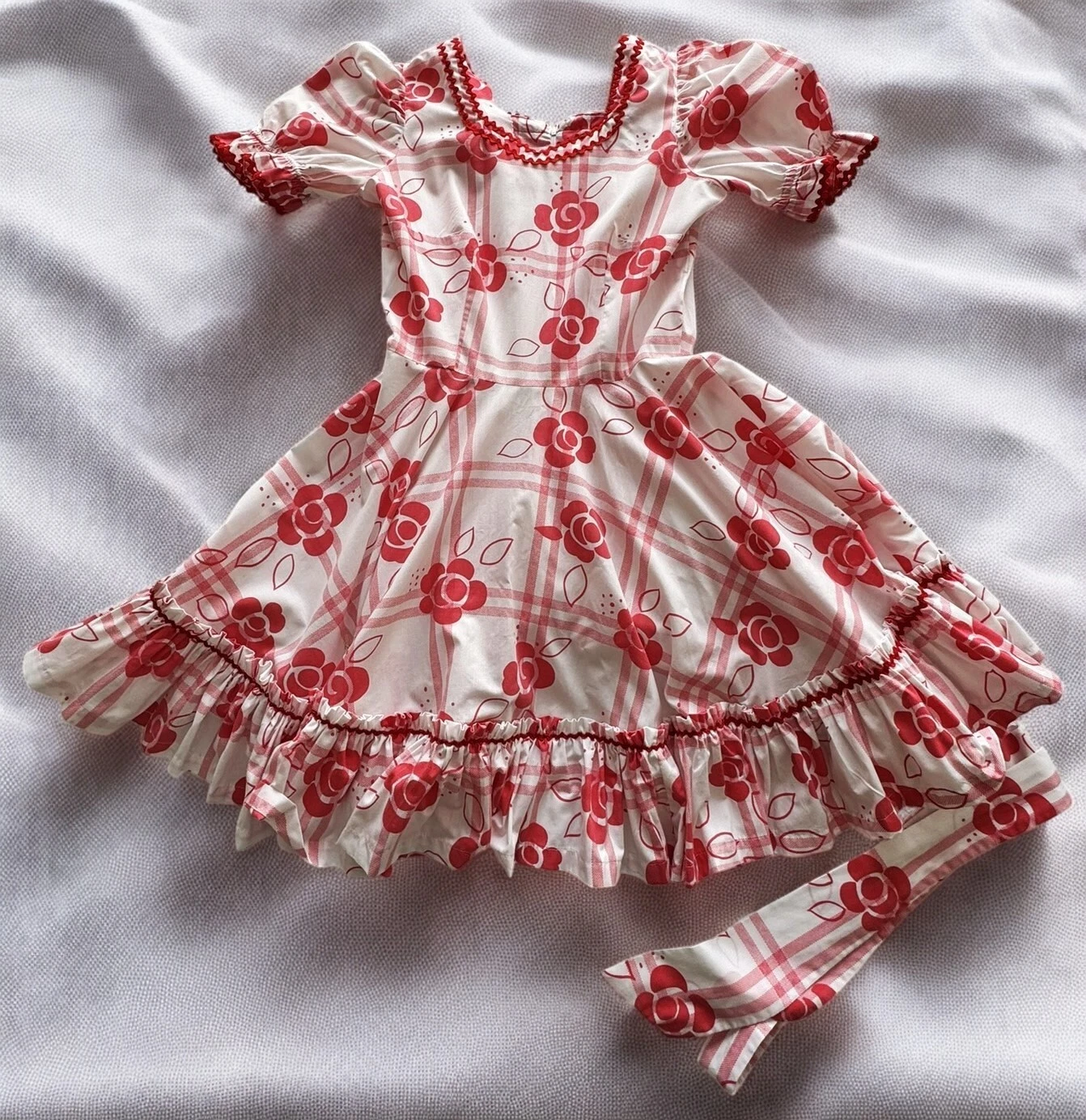 1970s Handmade Full Circle Dancing Frock