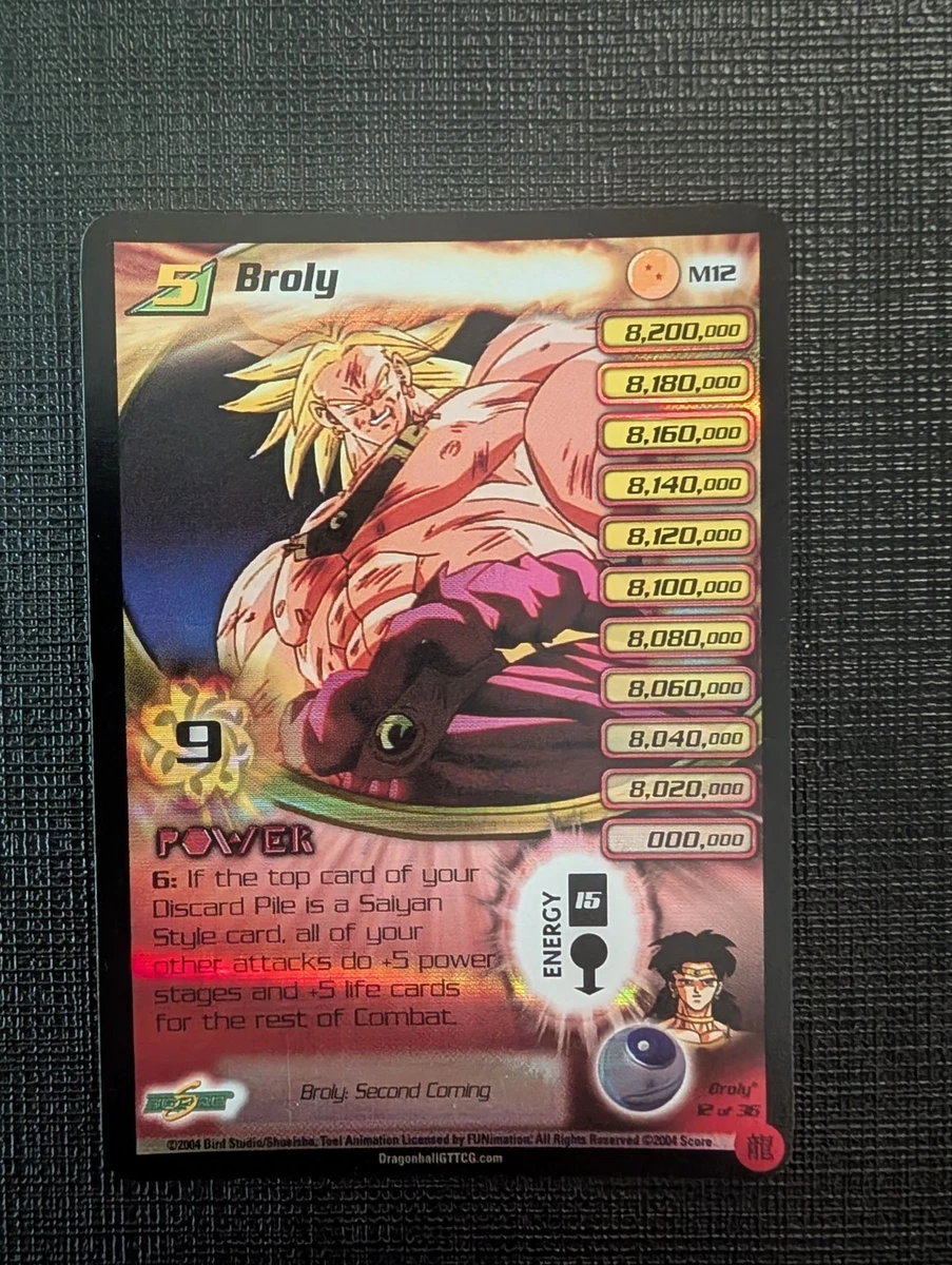 Dragon Ball Z TCG Rare Individual Collectible Card Game Cards for