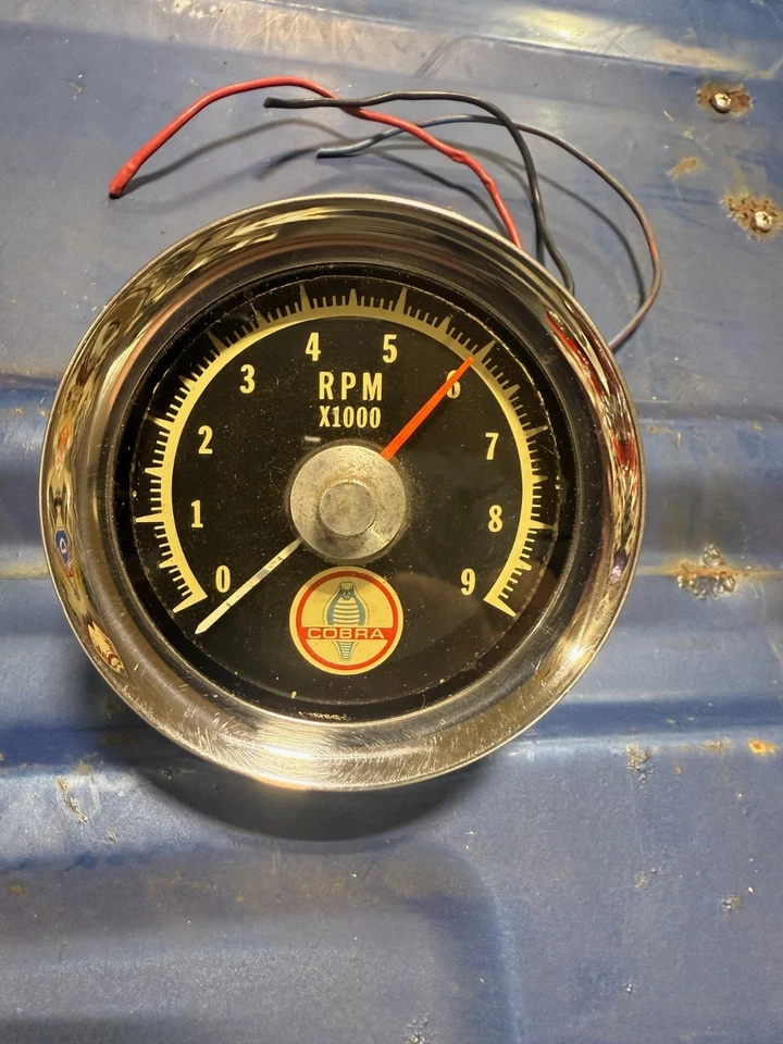 1966 Mustang Shelby Cobra Tach Tachometer 9000 9k RPM OEM - Изображение 2 из 4