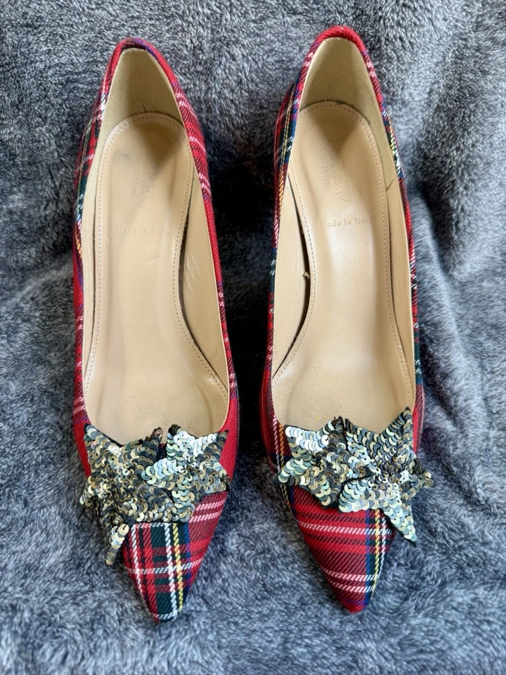 J. Туфли-лодочки Crew Lucie в клетку. Размер 6 - Изображение 3 из 4