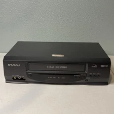 Sansui VHF6012 VCR HIFI Stereo VHS Player Video Cassette Recorder Tested