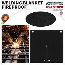 12.2"Welding Blanket Fireproof Heat Resistant Flame Retardant Fabric Carbon Felt