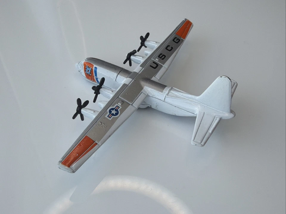 Matchbox Skybusters Lockheed C-130 Hercules US Coast Guard SB34 Vintage 1990 - Image 3 of 4