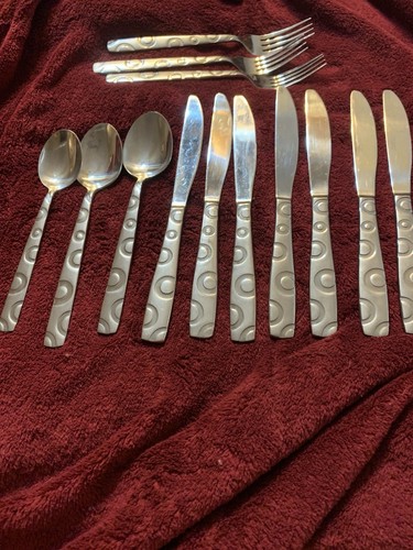 Besteck Cambridge Hemisphere Besteck Kreise Set 13 Teile - Bild 1 von 4