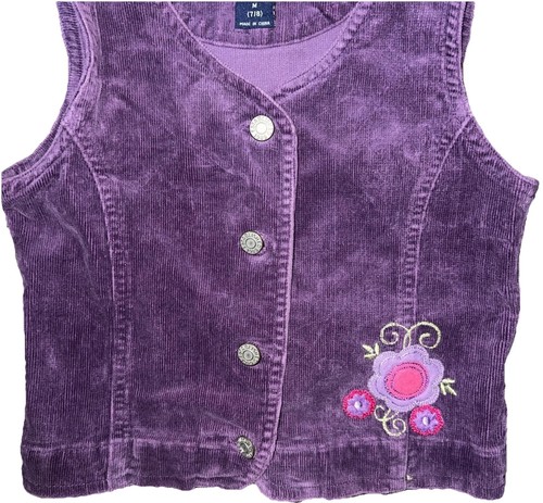 The Children’s Place Corduroy Vest Purple Size Medium | 7 / 8 Girls Excellent!!! - Picture 4 of 13