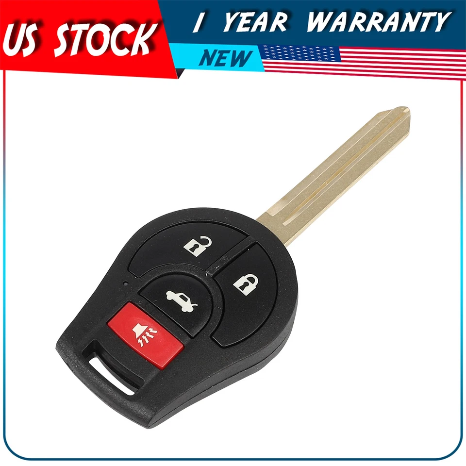 2x Llavero de coche remoto para Nissan Sentra 2013-2019 Versa 2012-2015 CWTWB1U751 Foto 4 de 4