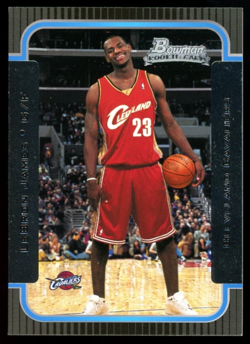 Bowman LeBron James Basketball Rookie Sports Trading Cards for
