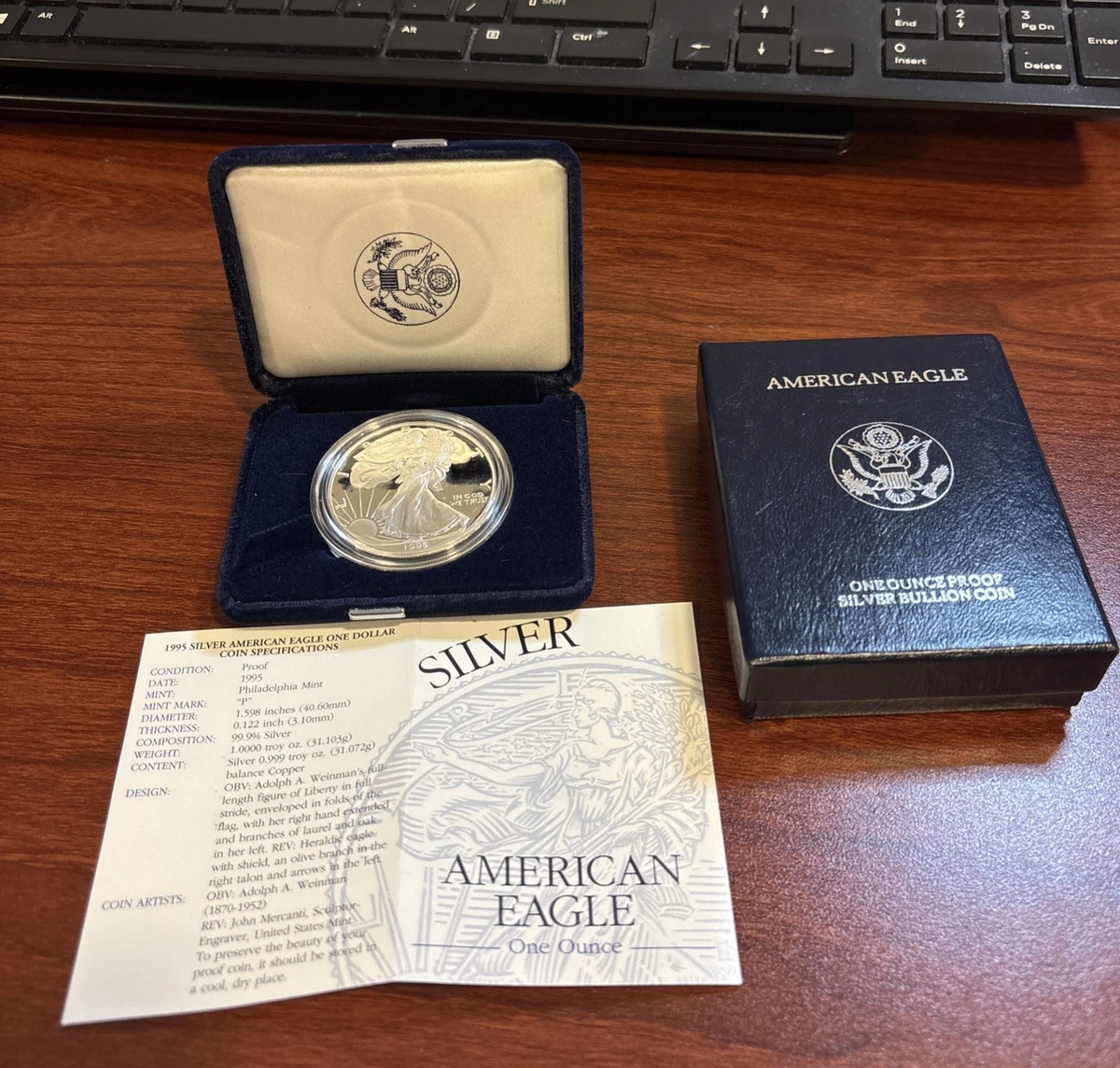 American Eagle 1995 Silver Bullion Coins for sale | eBay
