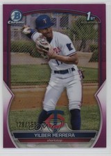 2023 Bowman Chrome Prospects Fuchsia Refractor /199 Yilber Herrera #BCP-86 kb7