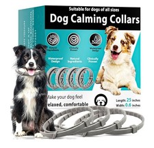 Calming Collars for Dogs, 4 Packs Dog Calming Collar Contains Long Lasting