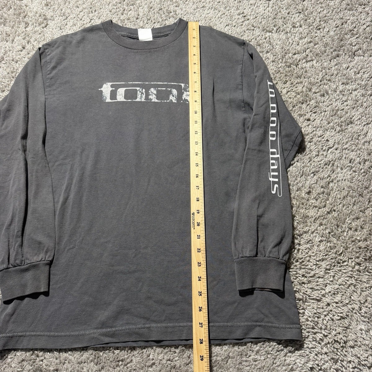 Vintage Tool Band 10000 Days 2006 Tour Long Sleeve T Shirt Medium