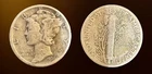 1936 S Mercury Dime circulated 90% Silver Fine (F) lower mintage. Nice coin!