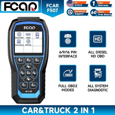 FCAR F507 All Sysem OBD2 Scanner Car Truck Diagnostic Tool Active Test For ISUZU