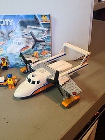 Lego City 60164 Sea Rescue Plane 99% Complete
