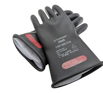 Ansell ActivArmr RIG011Y Elektrikerhandschuhe Latex Gr. 10