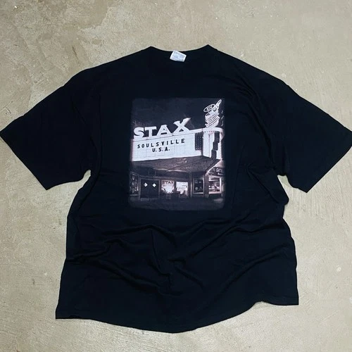90s Stax Records Music Label Jazz Blues Double Sided 1990s vintage concert t-shirt, vintage, size XXL, single stitch, B+ condition