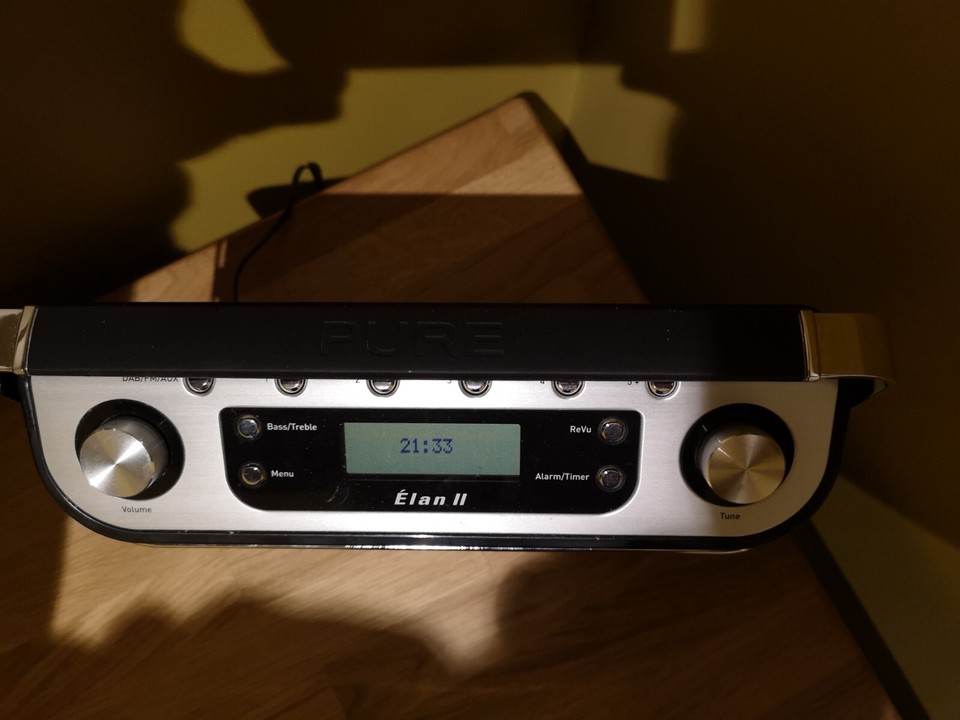 PURE Elan II DAB/FM Portable Radio Black Upgraded to DAB+ eBay