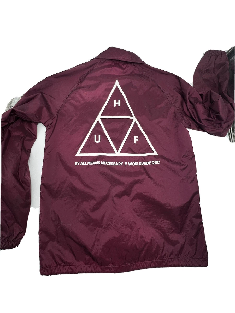 Maroon shop coach jacket