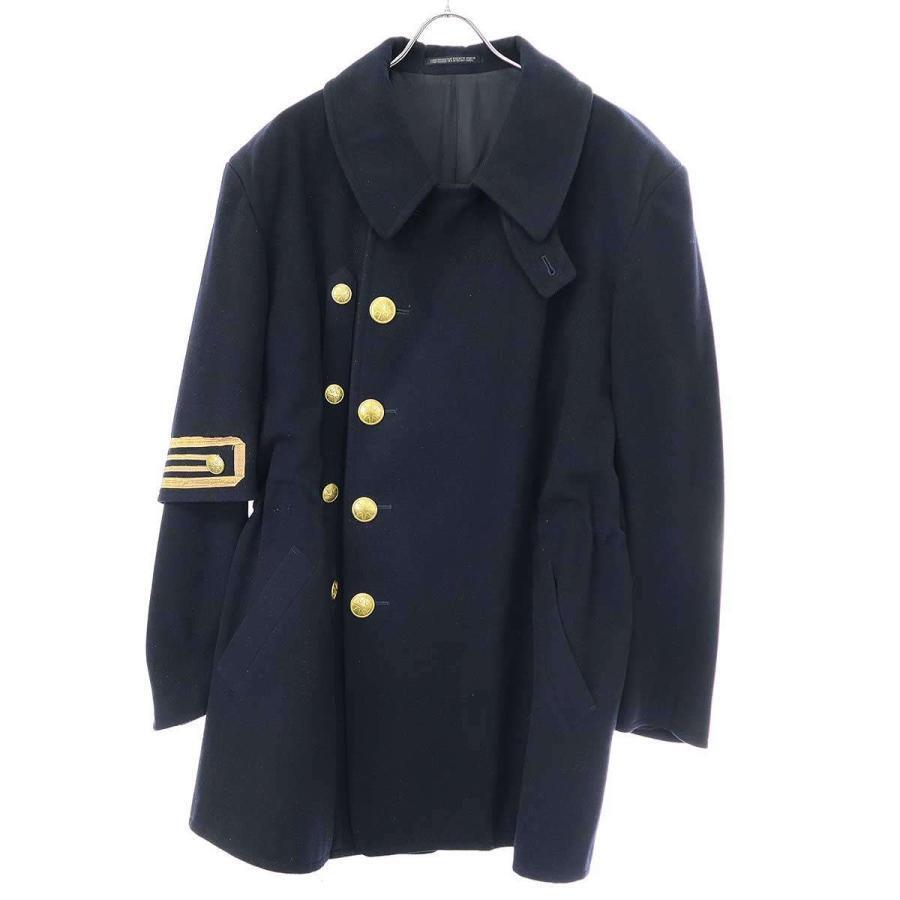 ジャケット・アウター Yohji Yamamoto Wool Napoleon P Coat Used 2004 AW Yohji Yamamoto Pour Homme Multiple Loop Button