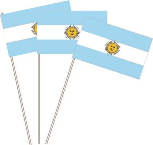 Papierfahnen Papierfähnchen Argentinien Flagge Fahne - Bild 1 von 1