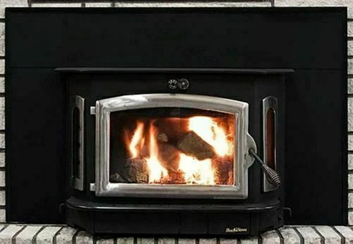 Buck Stove Catalytic Wood Burning Stove w/ Pewter Door and Pedestal | eBay