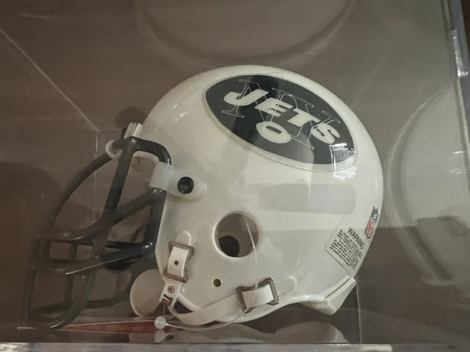 Mini capacete New York JETS - Don Maynard #13/HOF 87 autografado autêntico certificado de autenticidade! - Imagem 4 de 4