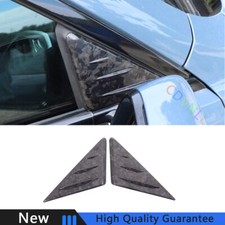 For BMW 8 Series Forged Carbon Fiber Exterior A Pillar Triangle Panel Cover Trim