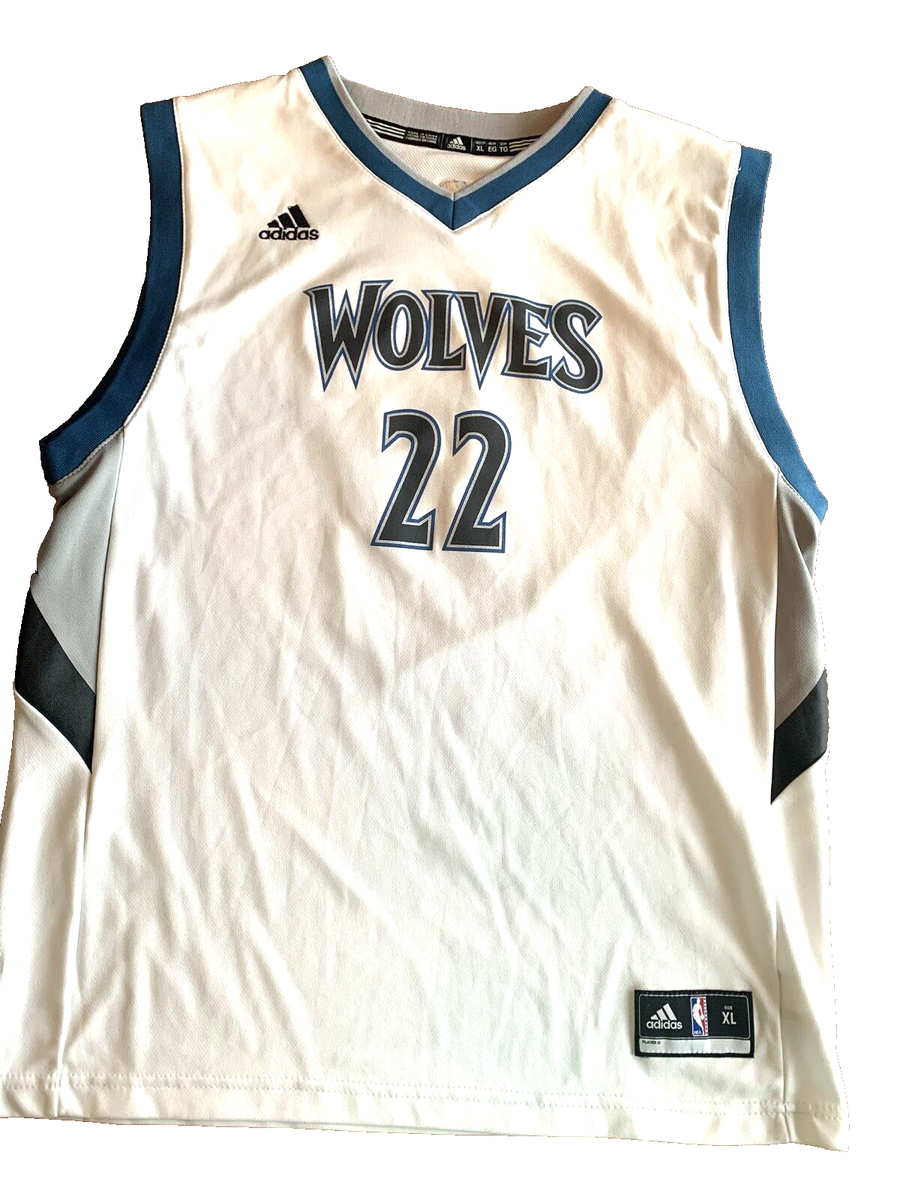 Boy's Youth Andrew Wiggins #22 Adidas Wolves Jersey Size XL