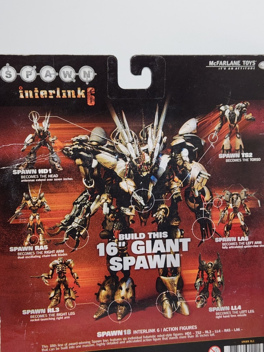 New McFarlane Toys Spawn Series 18 Interlink 6 Right Leg RL3