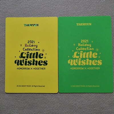 T X T 2021 Holiday Collection Little Wishes 2 PHOTOCARD IN SET