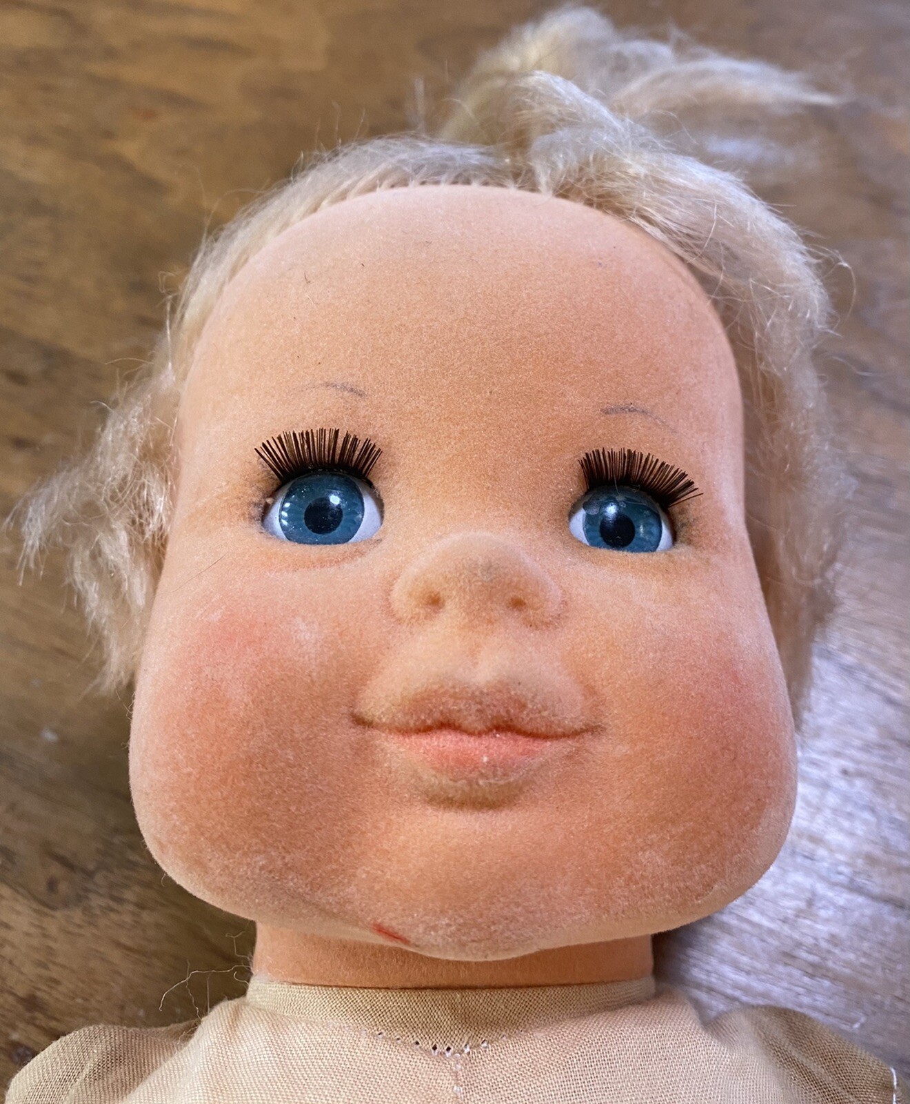 Vintage 1975 Ideal Doll Baby Dreams Velvet Skin Stuffed Body 17" tall eBay