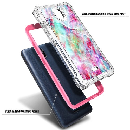 Für Nokia C100 Handyhülle Full Body Stoßfest Handyhülle mit Hartglas - Bild 23 von 31