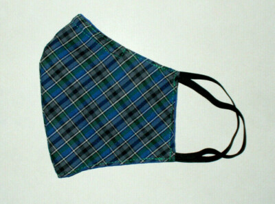 Face Mask Wire Adult Blue Green 2