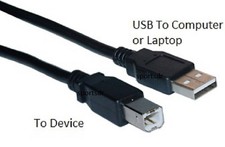 USB Cable Cord for HP DESKJET Printer 3511 3512 6310 3057A 3059A 3070A 3520 3521
