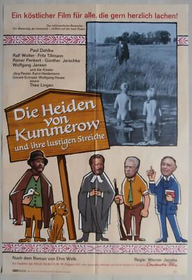 Die Heiden von Kummerow -  (1967) - Kinoplakat Filmplakat - Ralf Wolter,