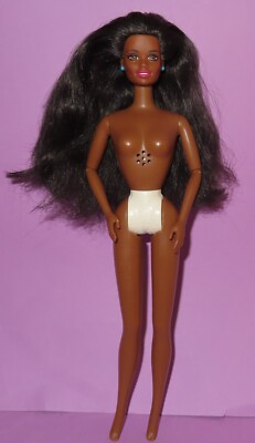 Barbie Christie Doll African American Black AA 1997 Dentist Blue