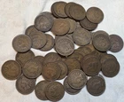 1907 Indian Cent Roll Nice G to Fine True Auction. Free Shipping