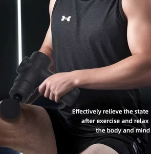 Mini Massage Gun Deep Tissue Muscle Relief Portable Recovery Fitness USA
