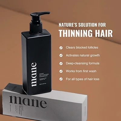 MANE AMERICA Mane Root Activator Shampoo Hair Growth Solution, 250ml
