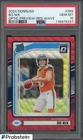 2024 Donruss Optic Preview Red Wave #369 Bo Nix RC Rated Rookie PSA 10