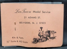 LEE TOWN ENGINE CREW EC-025 432-5003 UNPAINTED WHITE METAL O SCALE FIGURES