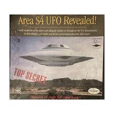 Testor Corporation Model Kit Area S4 UFO Revealed (1/48) VG+/NM