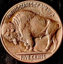 バッファローニッケル 1917S 特年 希少 レアコイン 古銭 アメリカ 5c