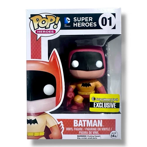 Funko Pop! Orange Batman #01 DC Entertainment Earth Exclusive Vinyl Figure New