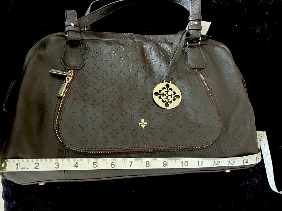 Patrick Cox Dark Brown Real Leather Double Handled Large Handbag - BNWT - Image 4 of 4