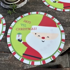 5 available (per piece)  Advent Countdown to Christmas Wheel, 15 in Diameter