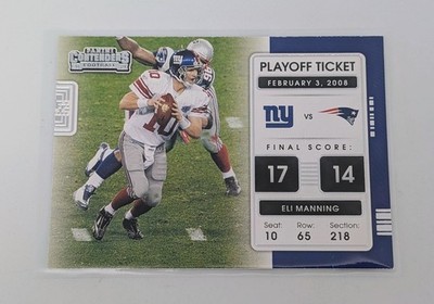 2021 Panini Contenders - Playoff Tickets #PLT-ELI Eli Manning New York Giants