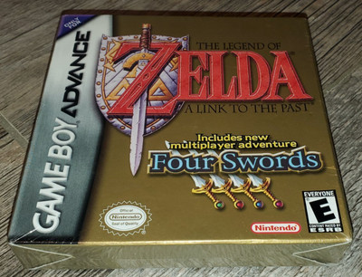 Nintendo Gameboy GBA: LEGEND OF ZELDA A LINK TO THE PAST FOUR SWORDS Sealed NEW!