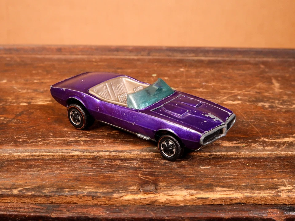 Hot Wheels Redlines 1967 Custom Firebird Hong Kong vintage diecast selten rare - Bild 4 von 4